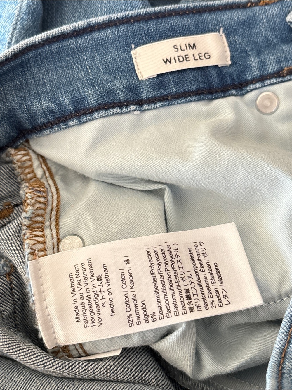 J Crew Slim Wide Leg Jeans Size 27 Petite Inseam 23 inches - Picture 16 of 16